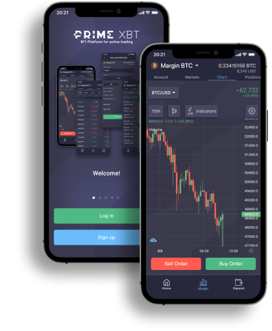 PrimeXBT mobile App.